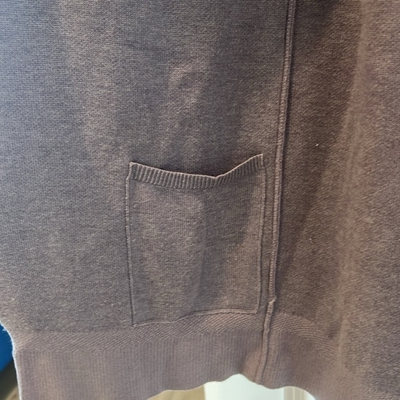 LULULEMON Knit Open Cardi Dusty Purple Duster - Picture 8 of 8